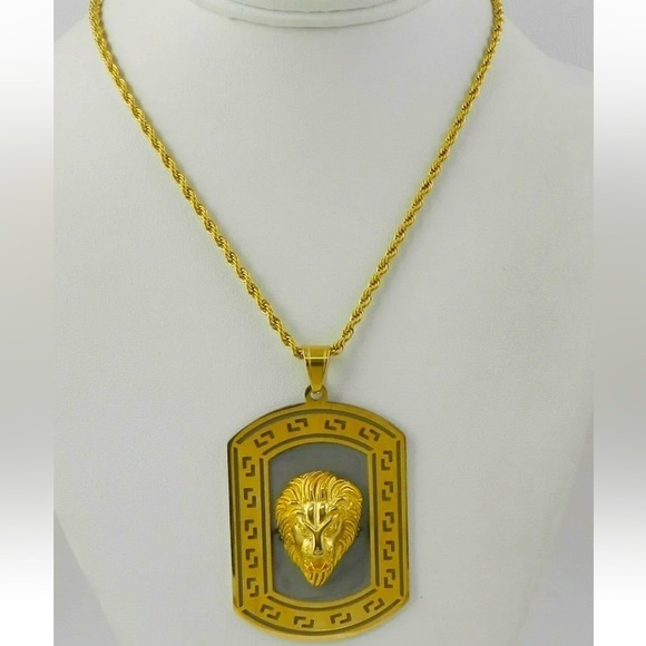 Legacy for Men Simone I Smith Lion Head Pendant Necklace - Picture 3 of 6